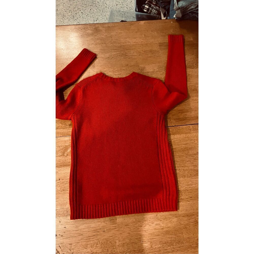Vineyard Vines Red Cashmere Wool Crew Neck Sweater Womens Size XXS - Picture 8 of 9